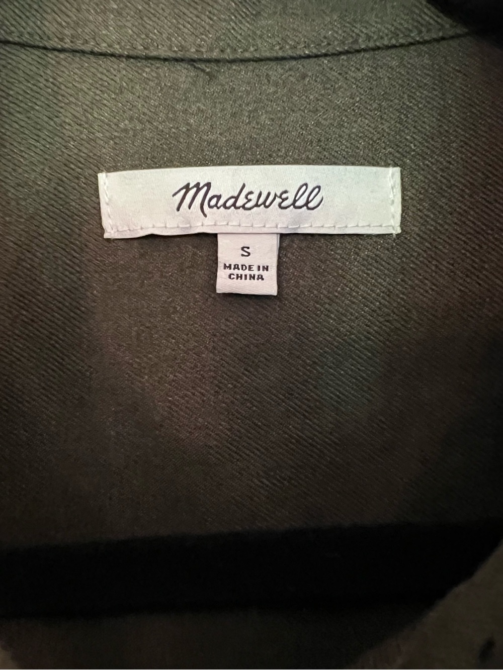 Madewell Button-Up Mini Shirtdress - Size S - Picture 9 of 9